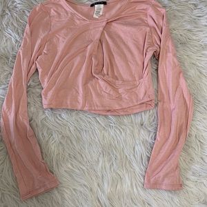 Long sleeve crop